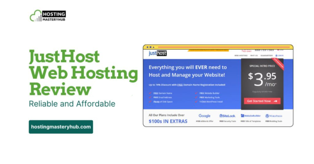 JustHost Web Hosting Review Reliable and Affordable
