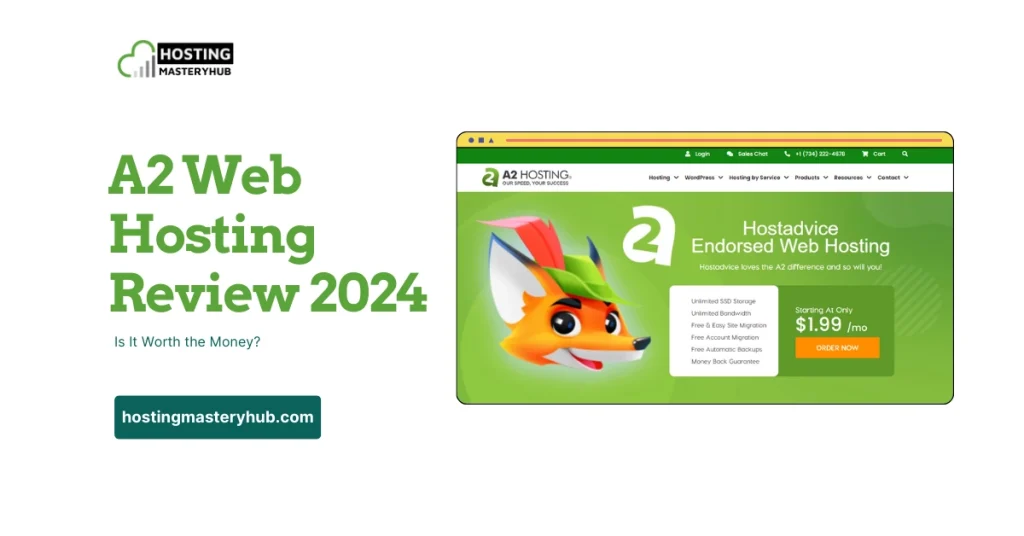 A2 Web Hosting Review 2024