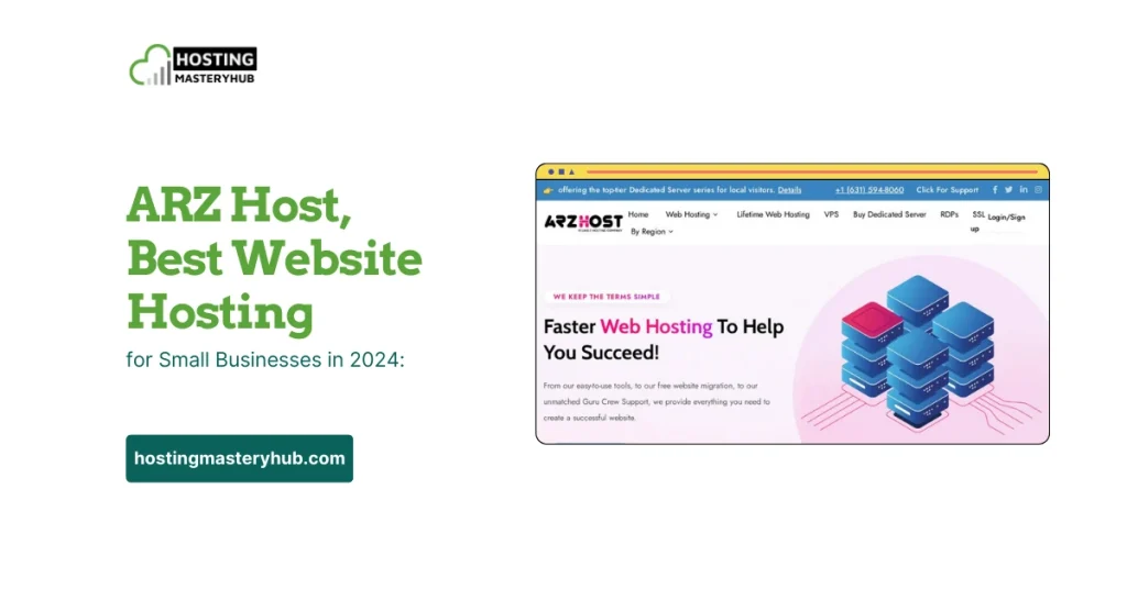ARZ Host Best Website Hosting for Small Businesses in 2024: