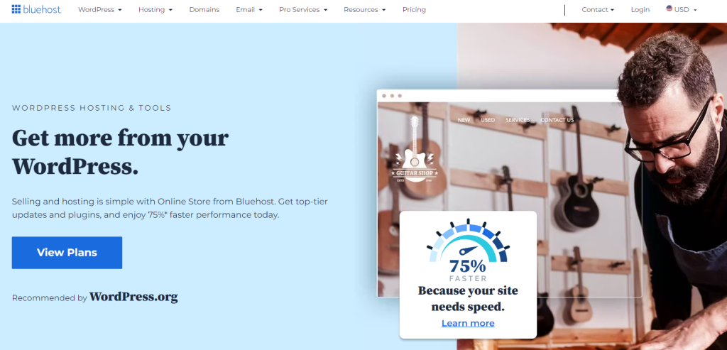 Bluehost: The best WordPress Hosting for Novices