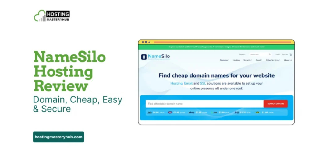 NameSilo Hosting Review 2025: Domain, Cheap, Easy & Secure NameSilo Hosting Review 2025 Domain, Cheap, Easy & Secure