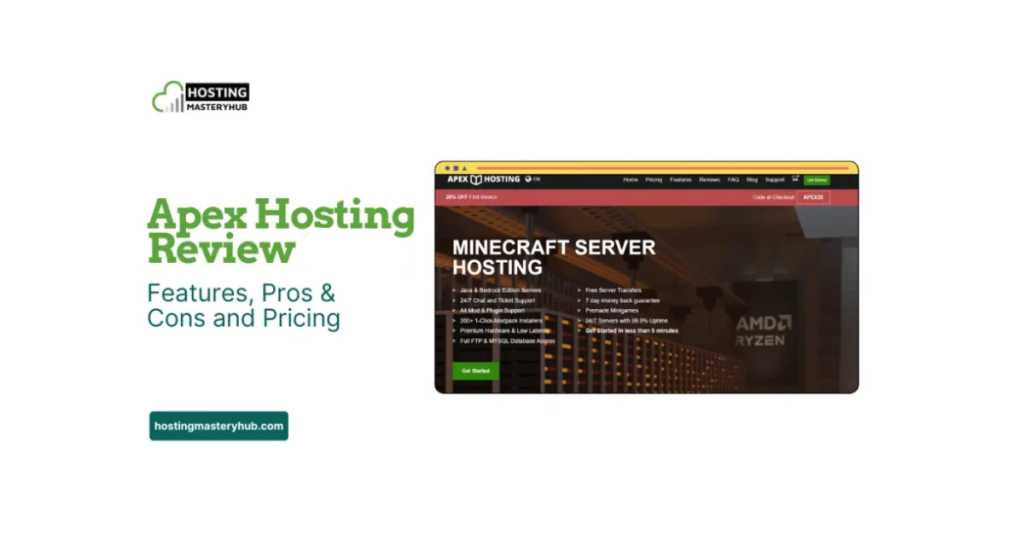Apex Hosting Review 2025 Features, Pros & Cons and Pricing