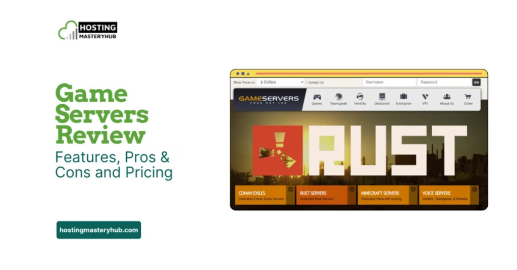 GameServers Review 2025 Features, Pros & Cons and Pricing